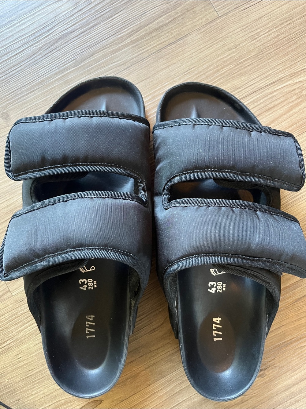 Birkenstock 1774 Arizona Cosny Nylon Men’s EU 43 / US M10 — Made in Germany